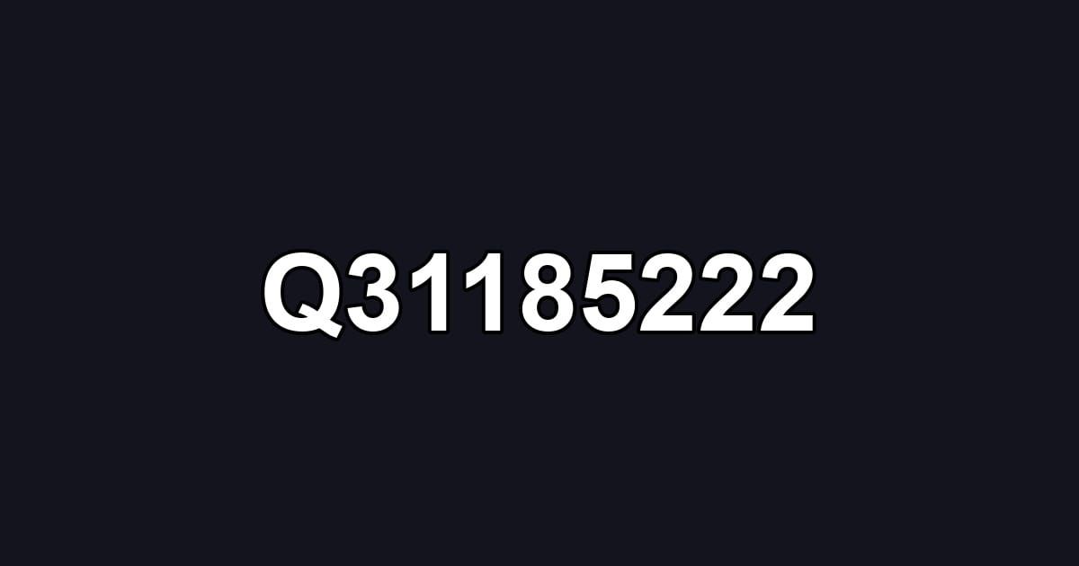 Q31185222