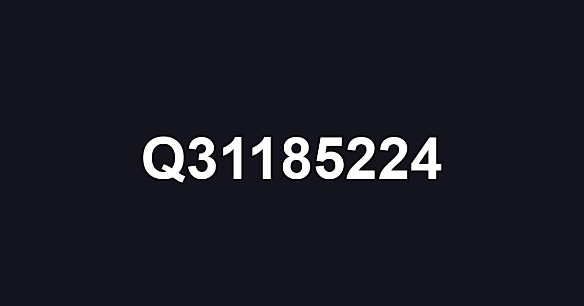 Q31185224
