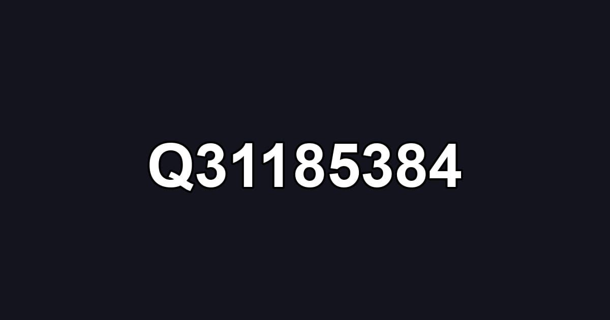 Q31185384