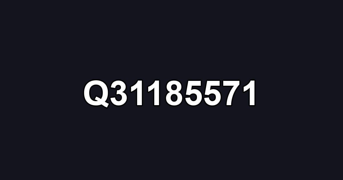 Q31185571