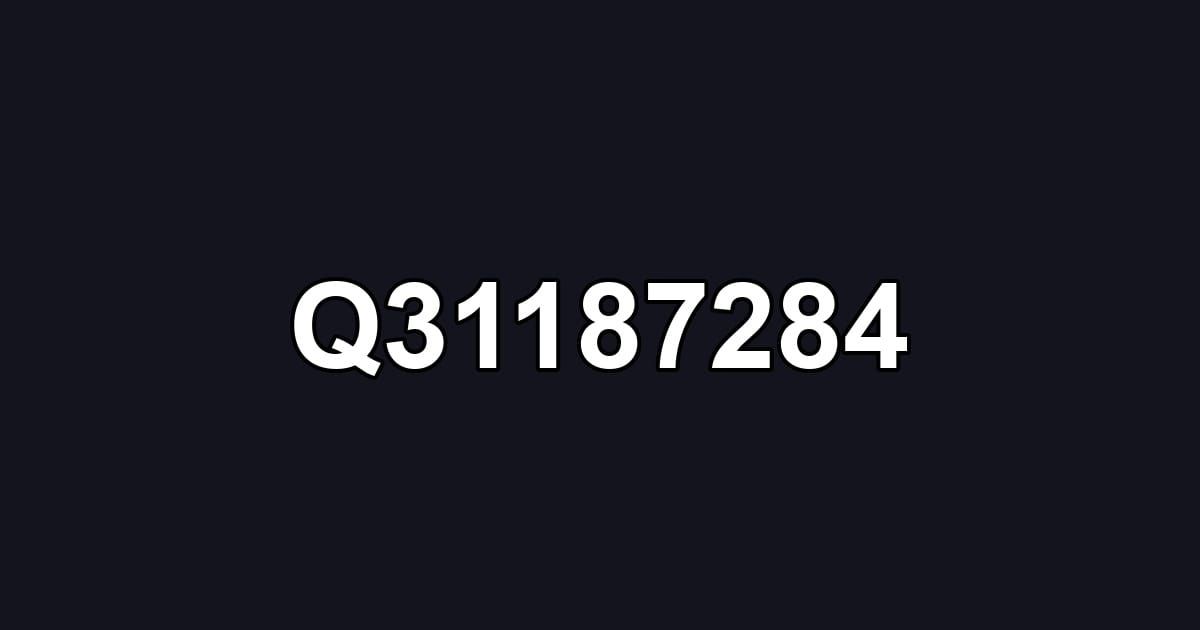 Q31187284