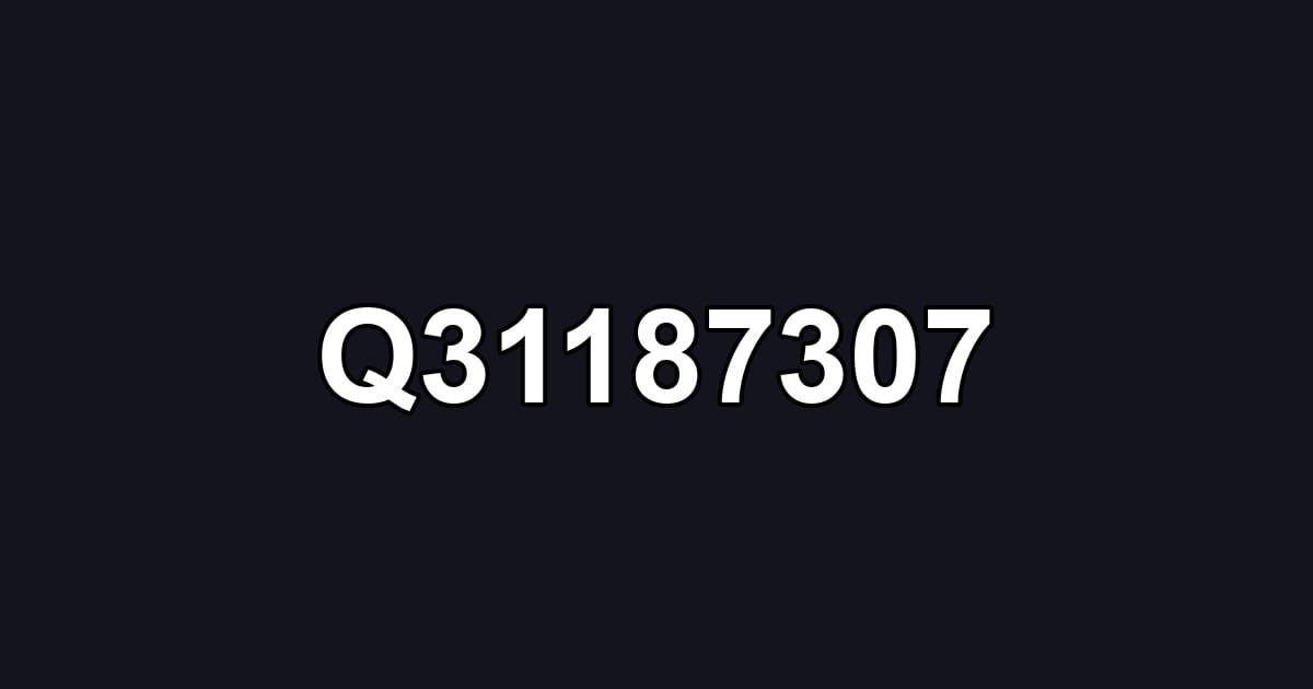 Q31187307
