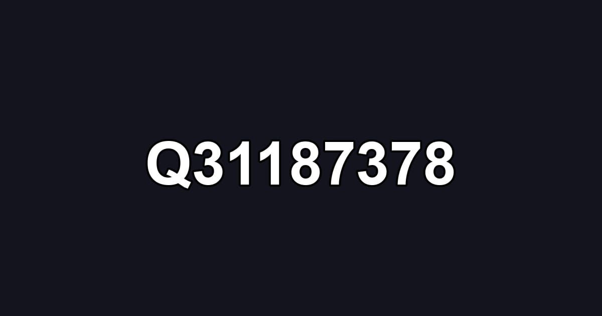 Q31187378