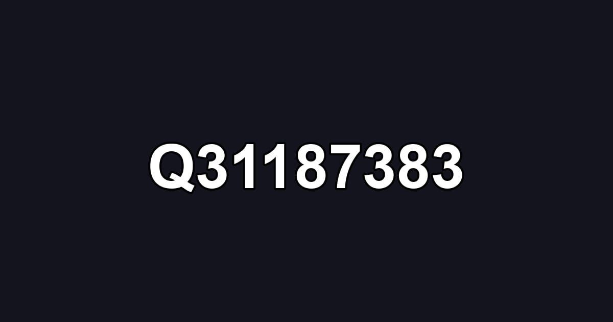 Q31187383