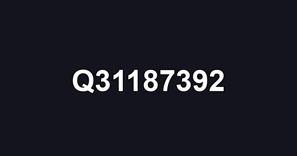 Q31187392