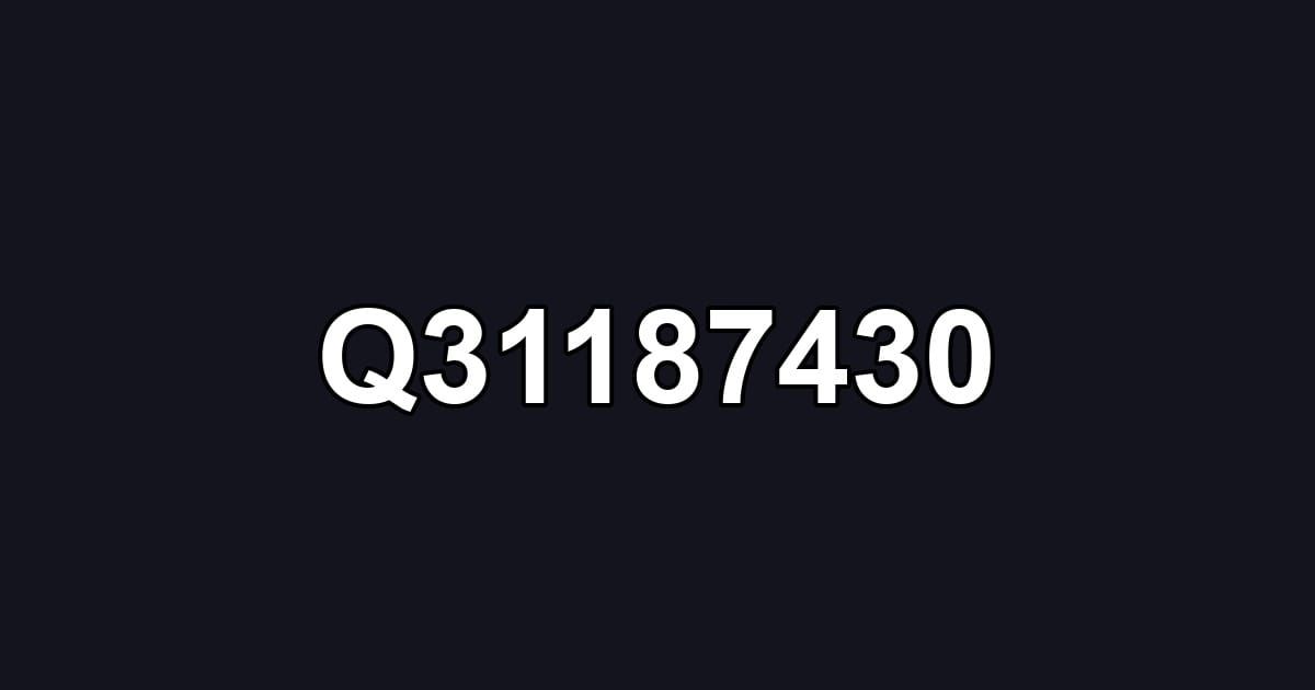 Q31187430