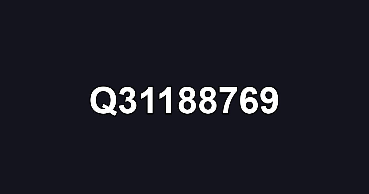 Q31188769
