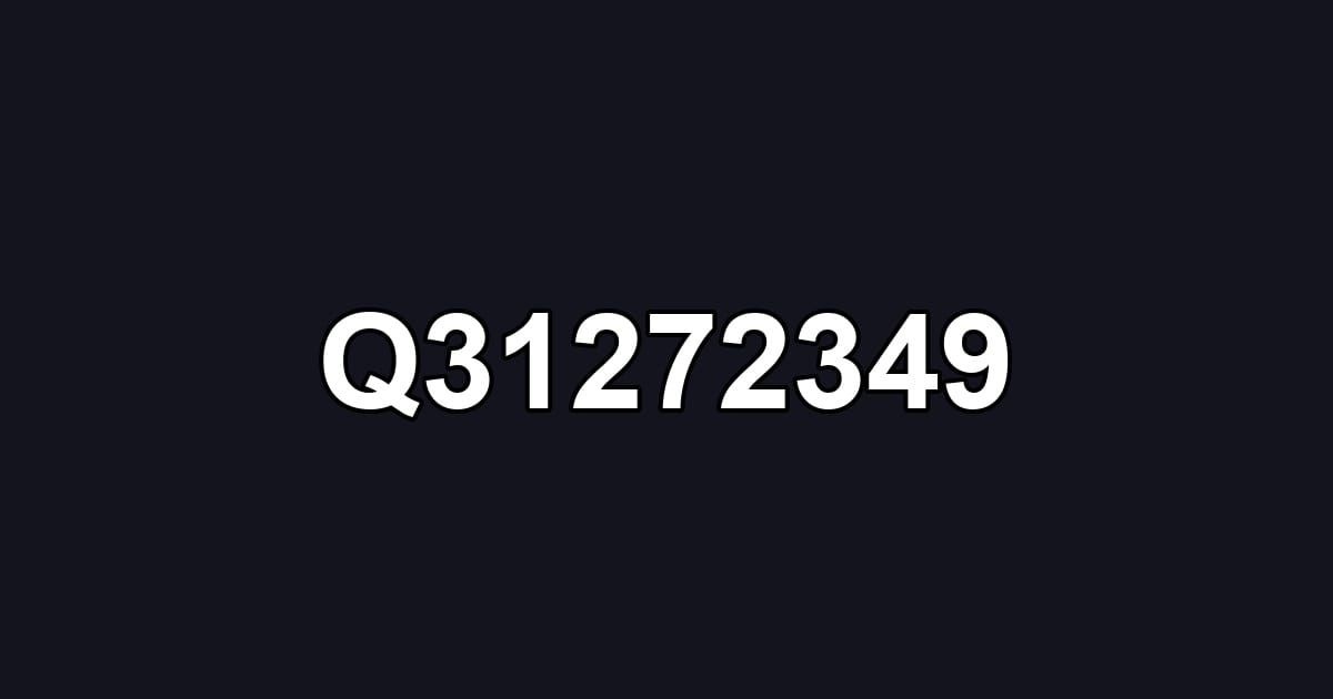 Q31272349
