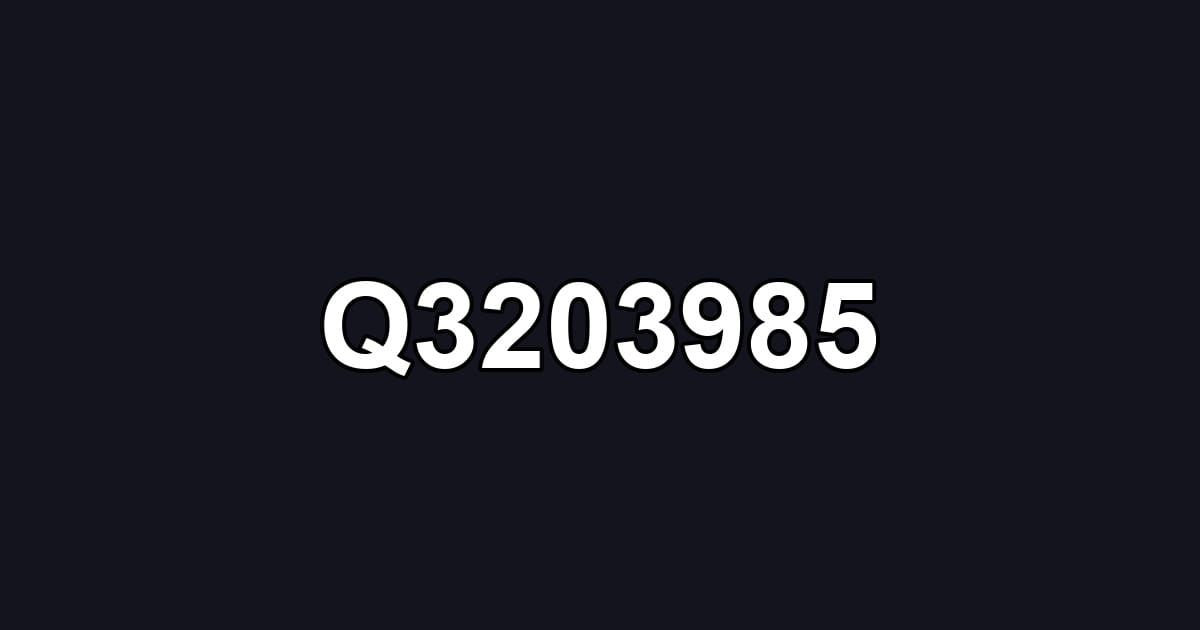 Q3203985