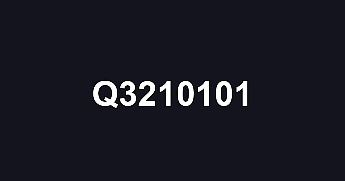 Q3210101