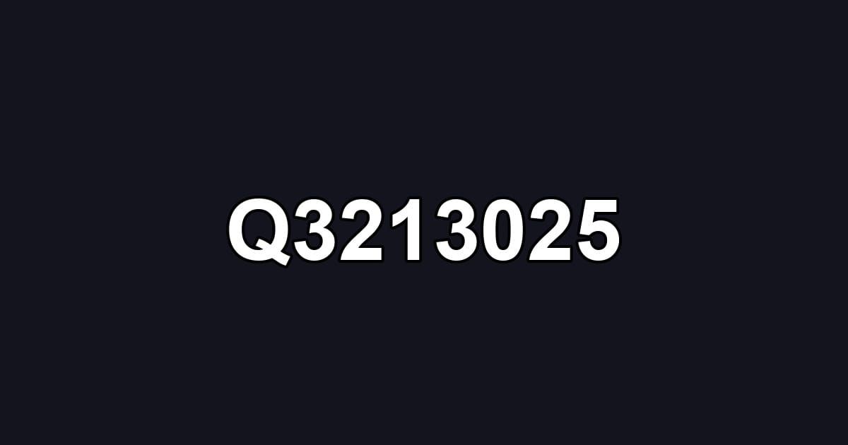 Q3213025