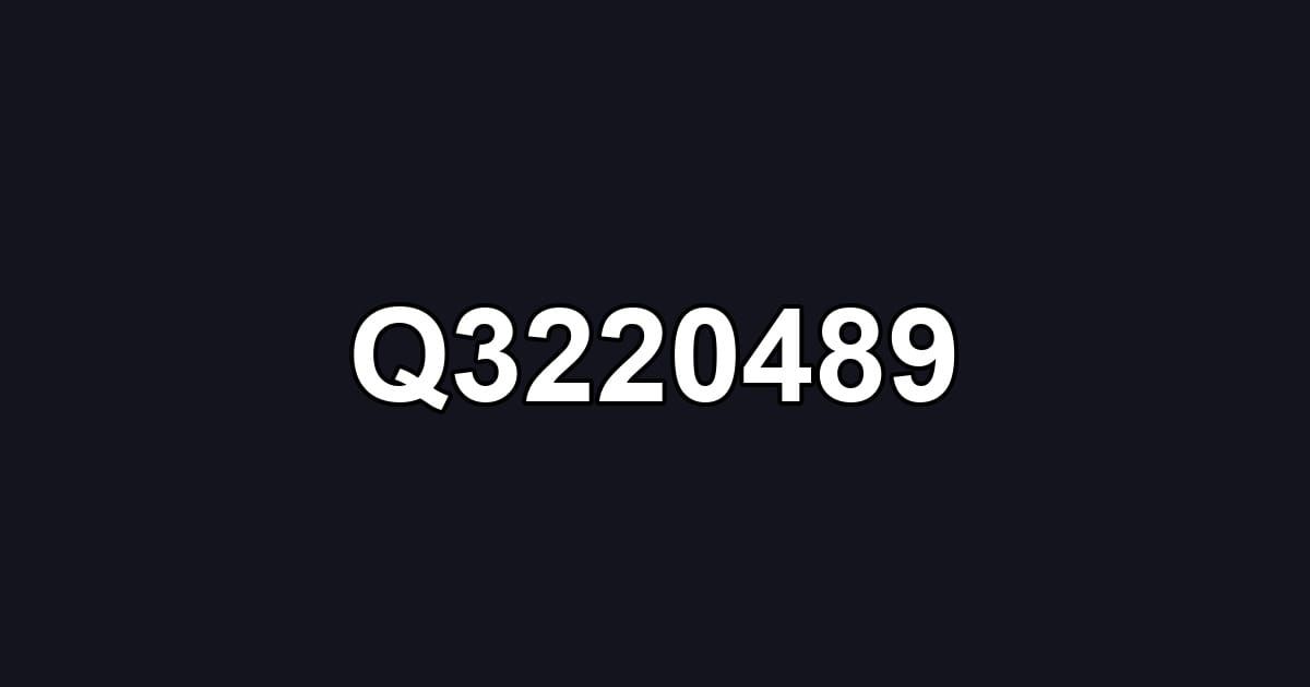Q3220489