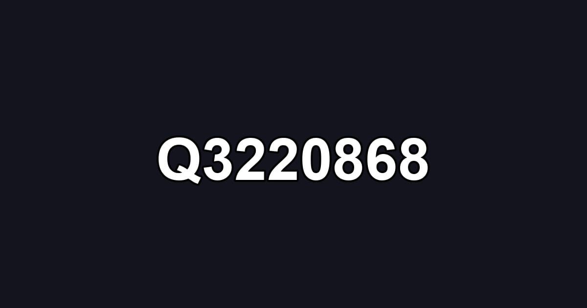 Q3220868