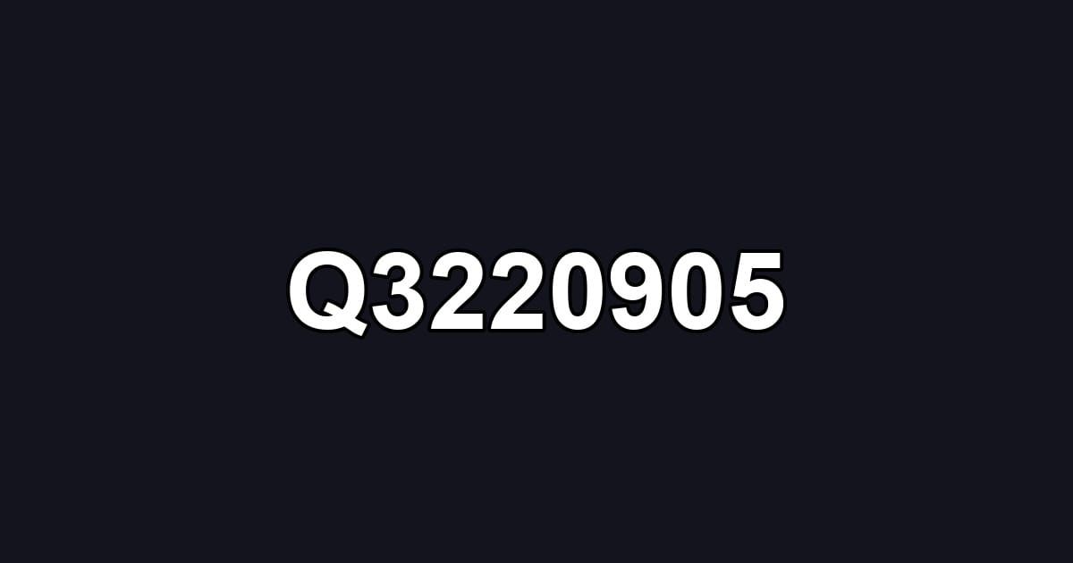 Q3220905