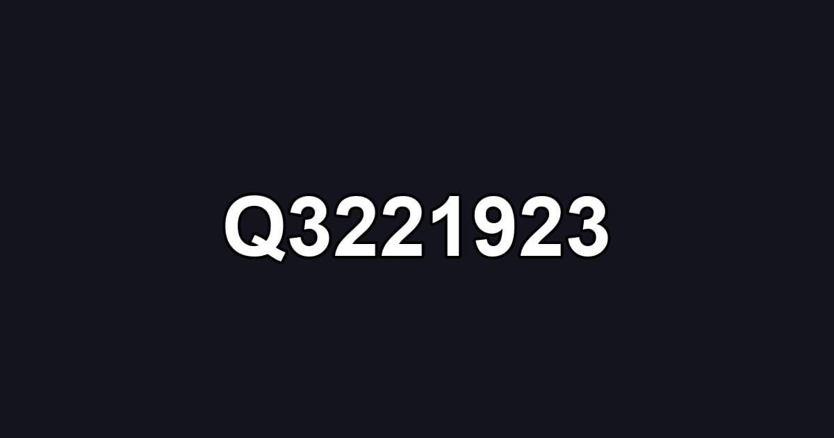 Q3221923