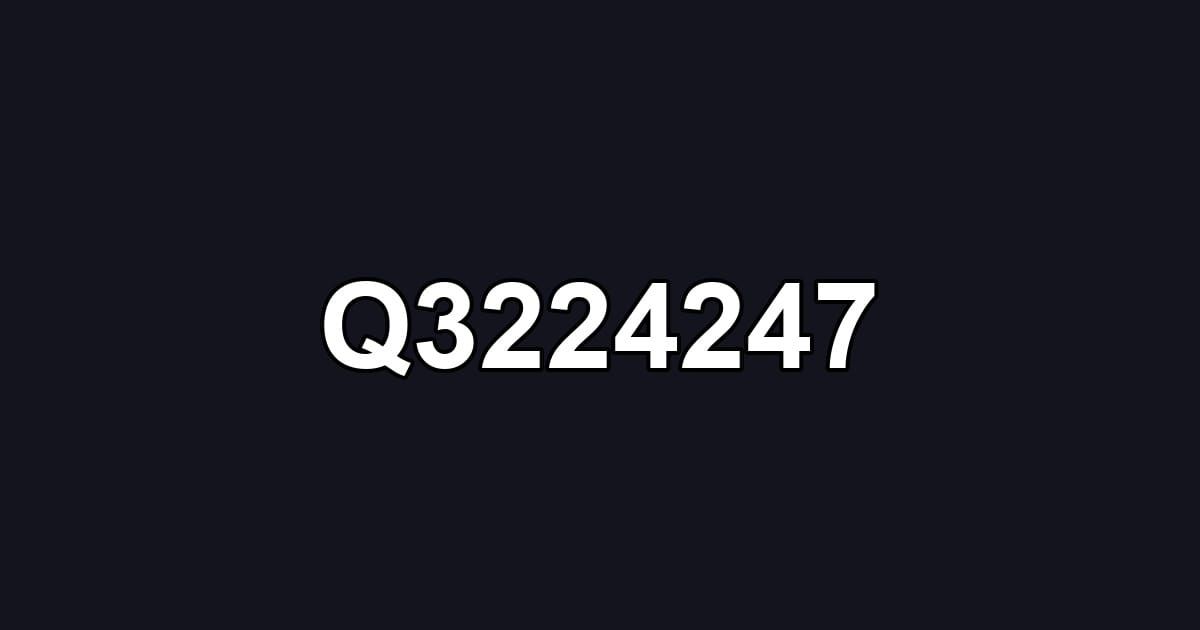 Q3224247