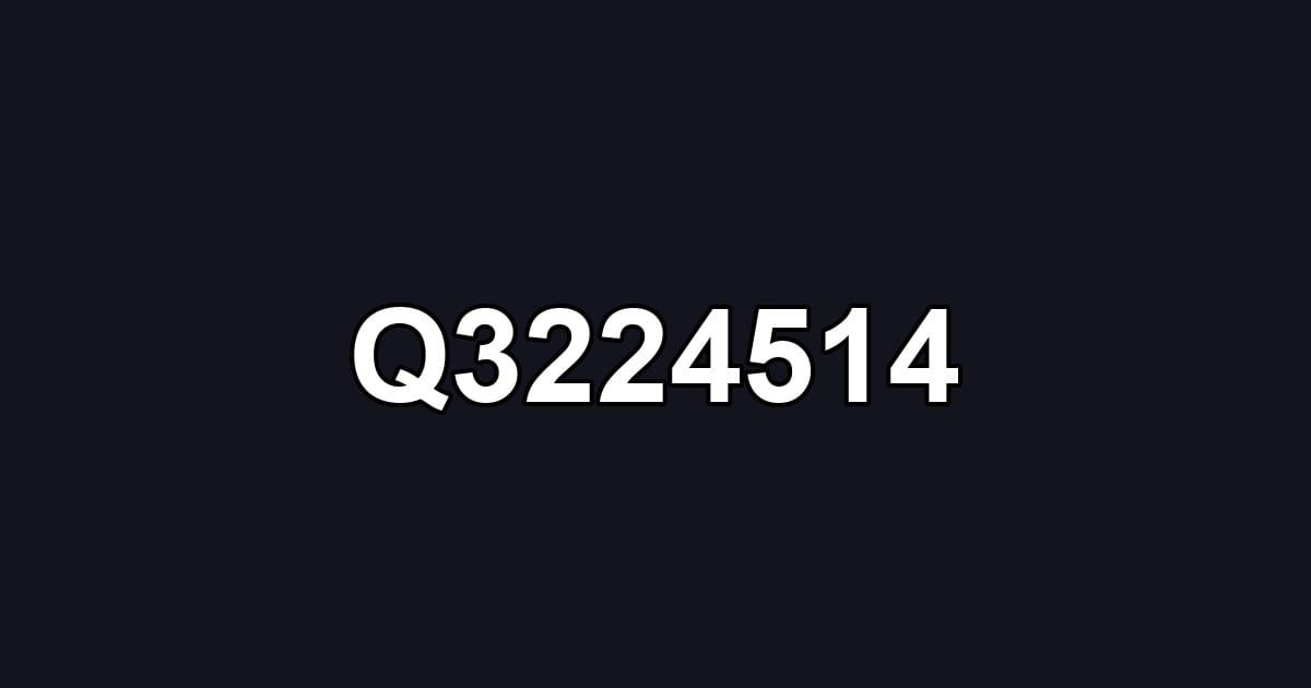 Q3224514