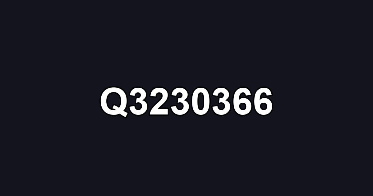 Q3230366
