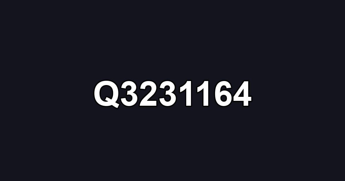 Q3231164
