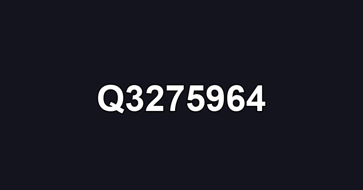 Q3275964