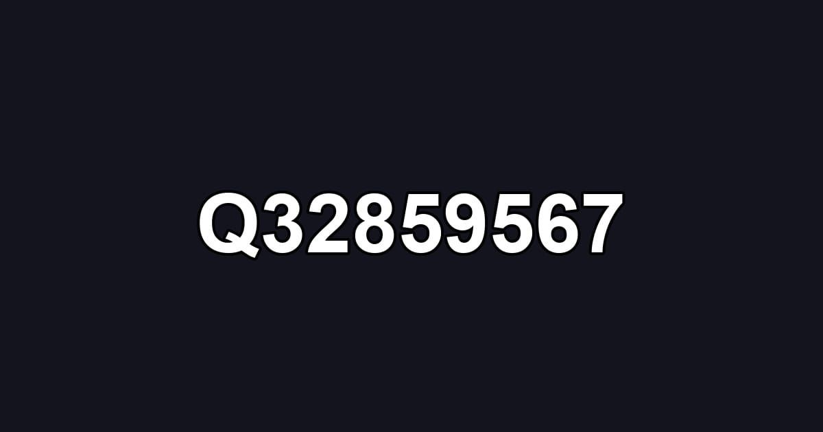 Q32859567