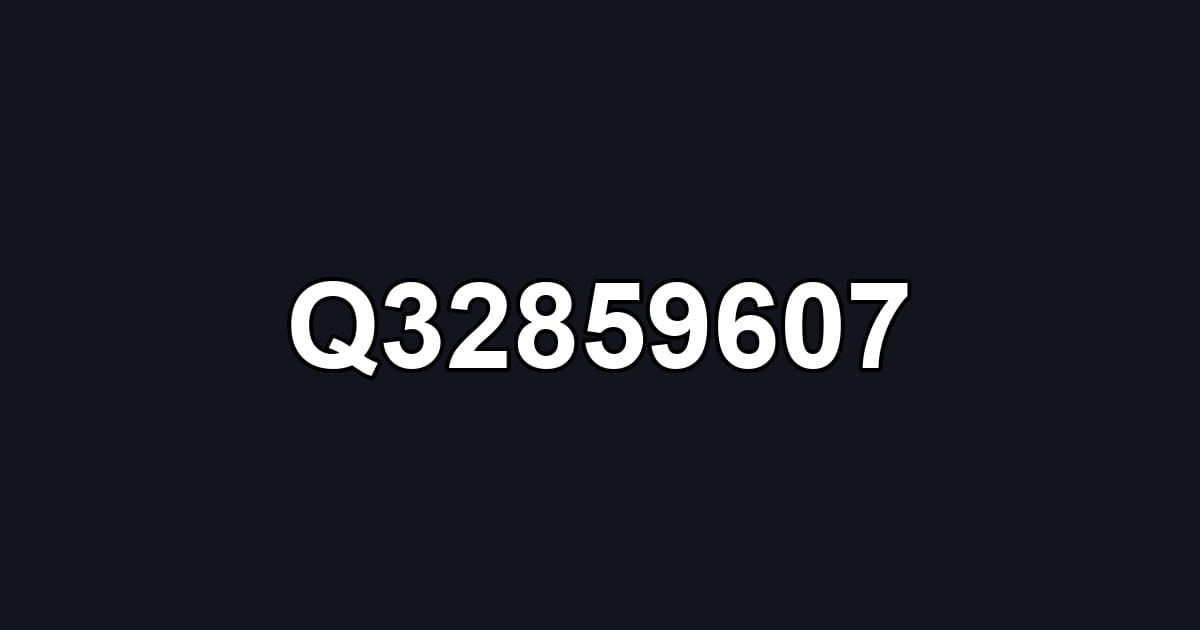 Q32859607