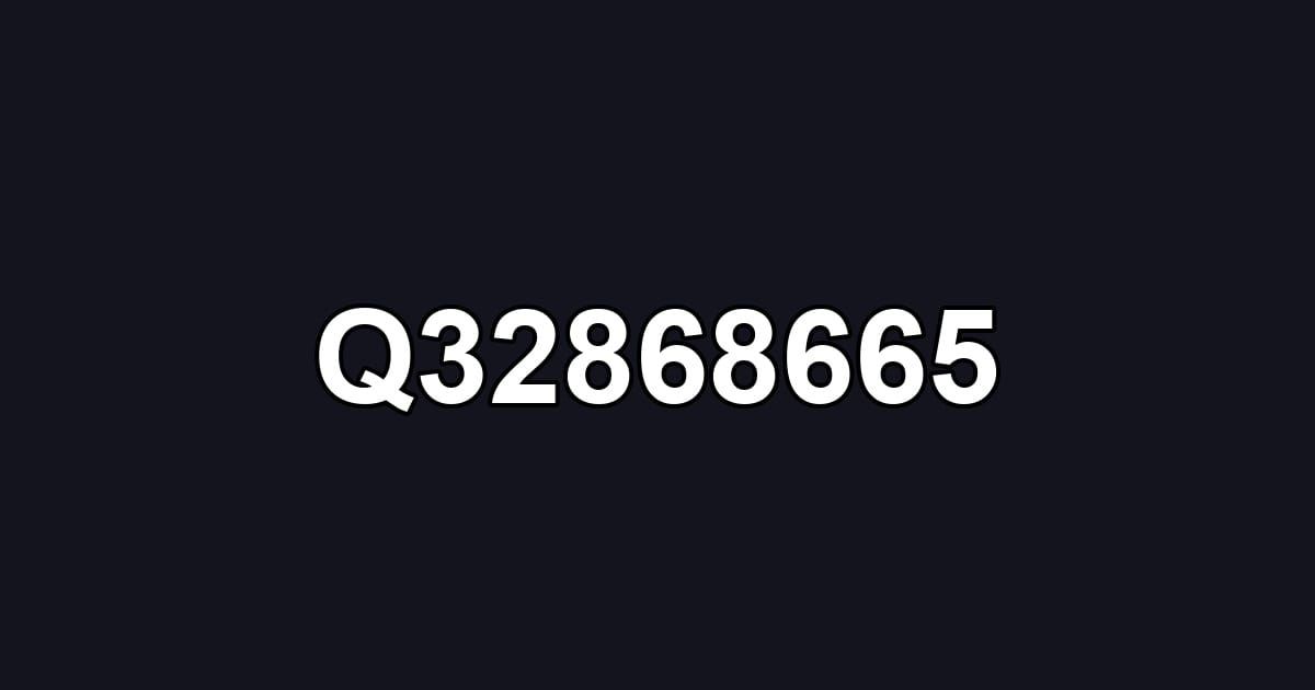Q32868665