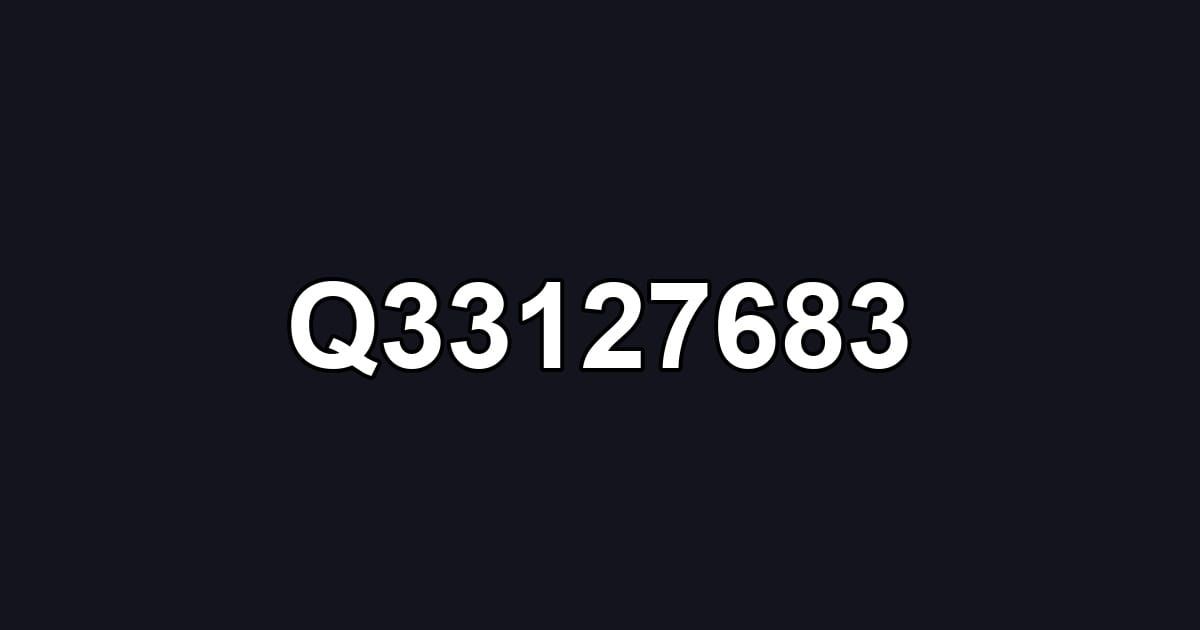 Q33127683