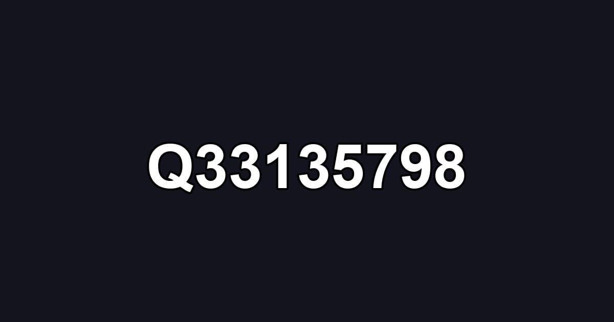 Q33135798