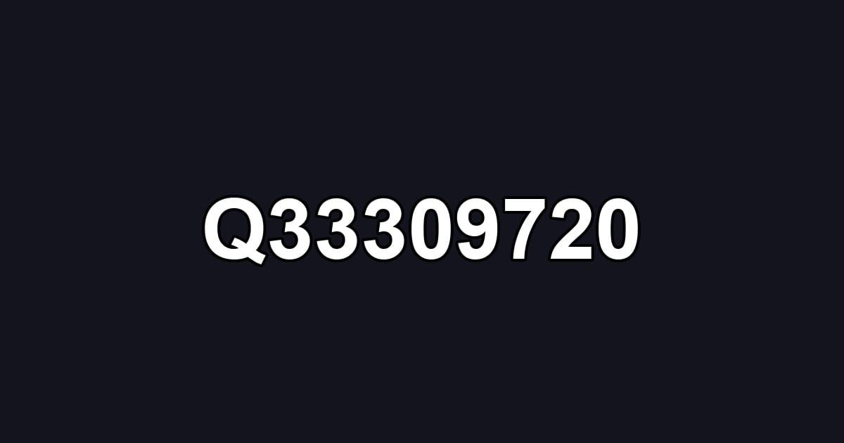 Q33309720