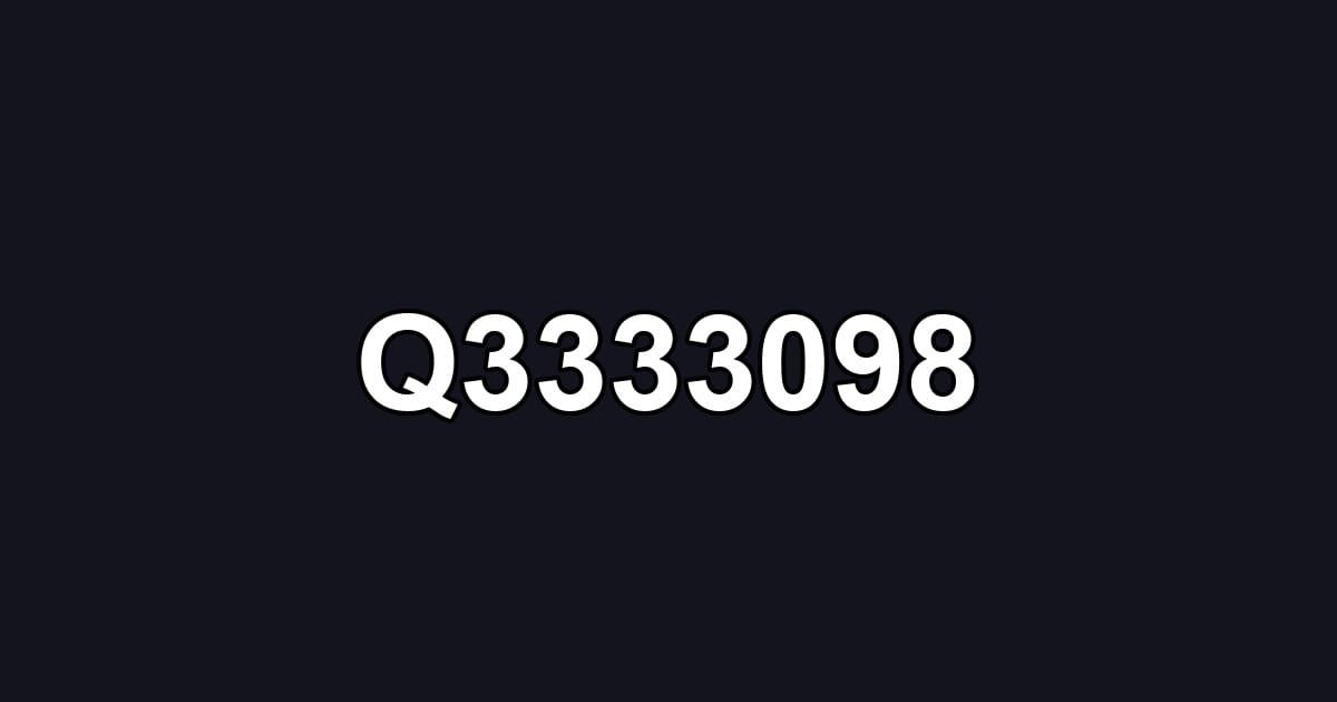 Q3333098