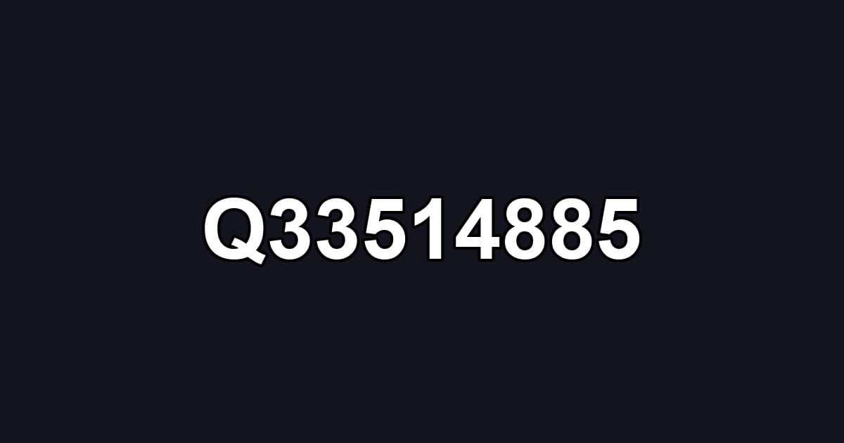 Q33514885