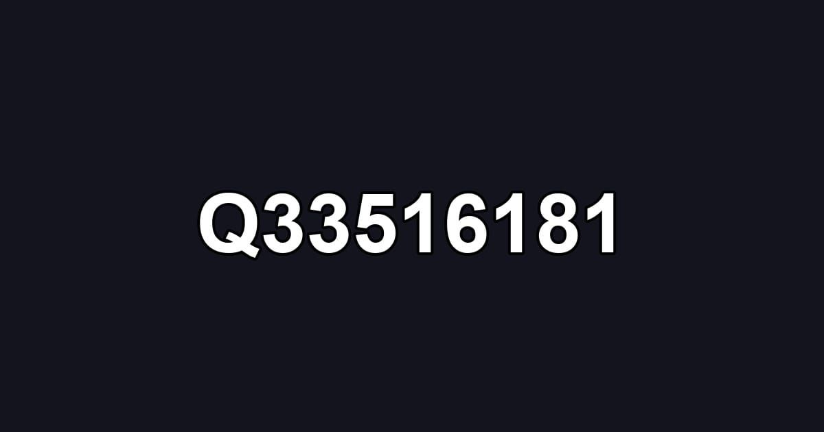Q33516181