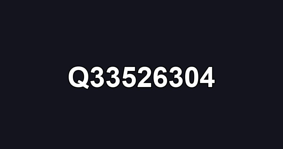 Q33526304