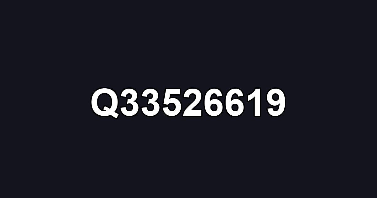 Q33526619