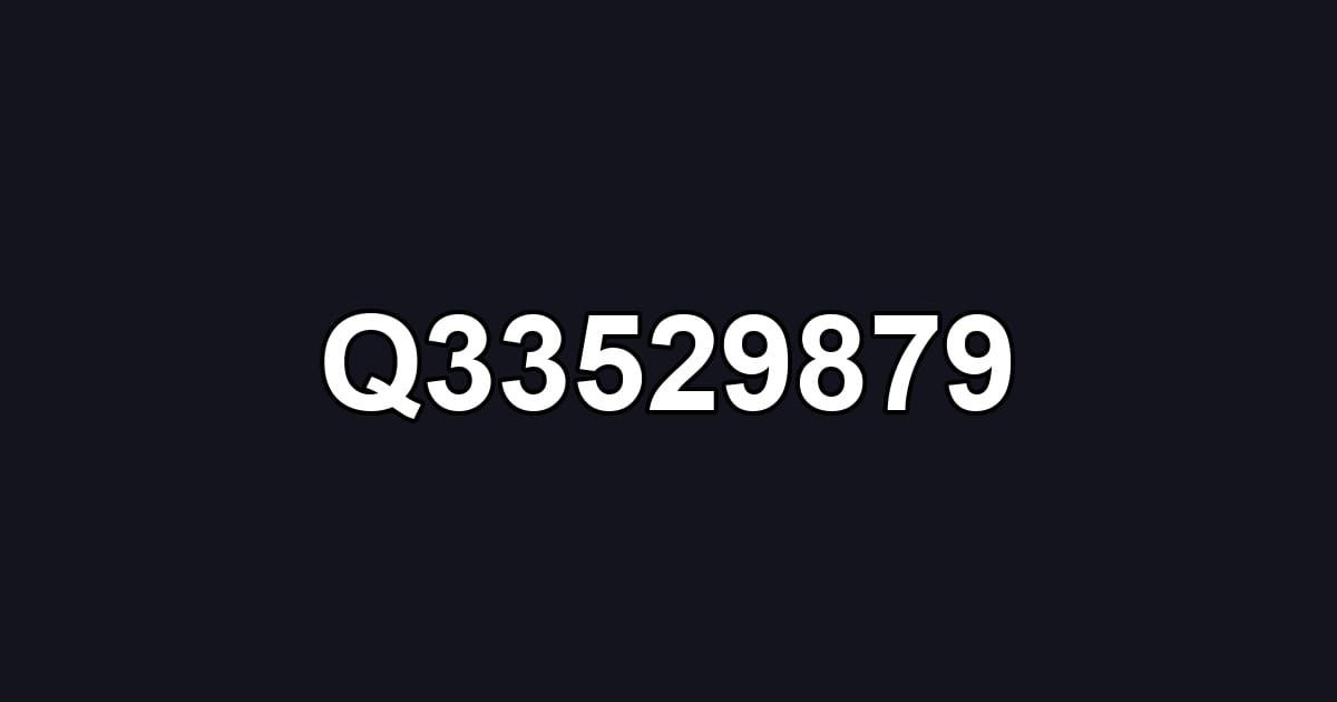 Q33529879