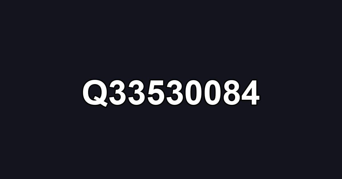 Q33530084