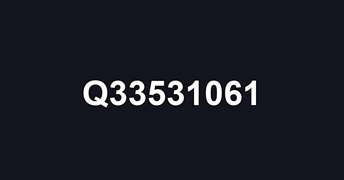 Q33531061