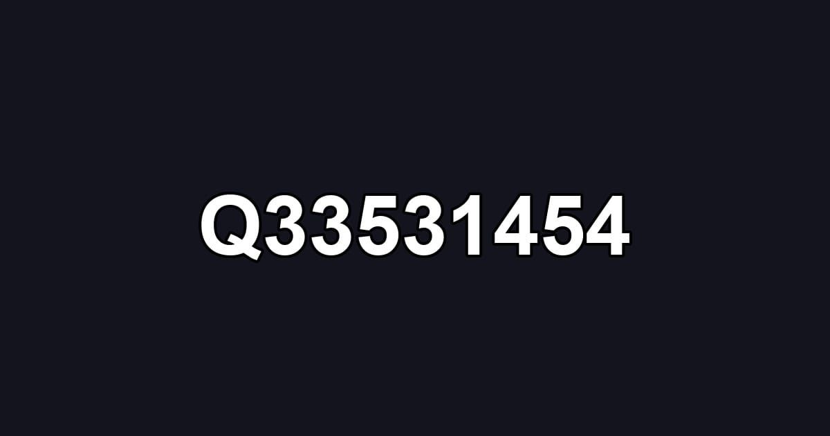 Q33531454