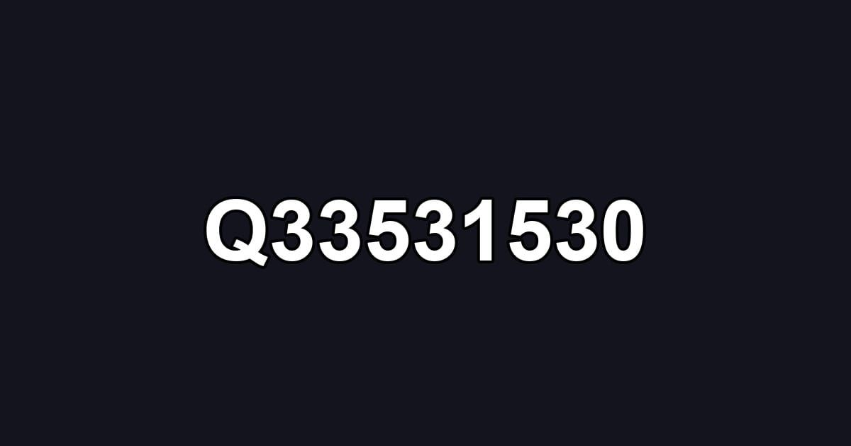 Q33531530