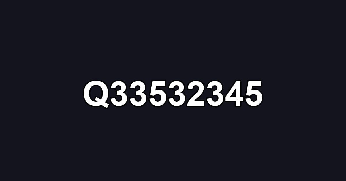 Q33532345