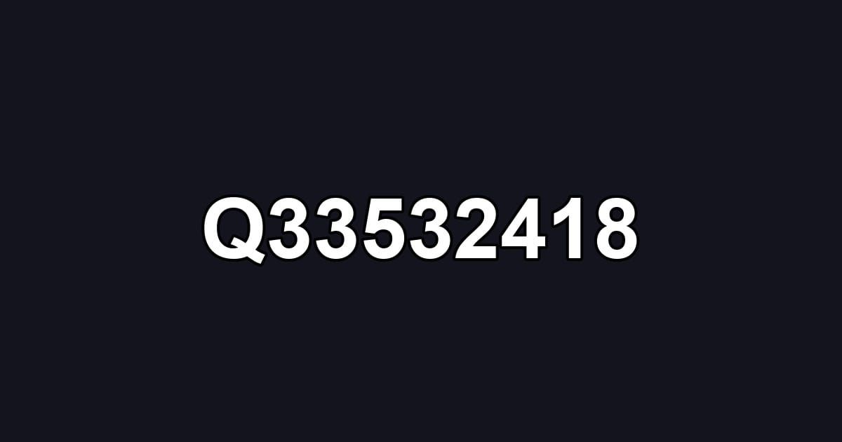 Q33532418