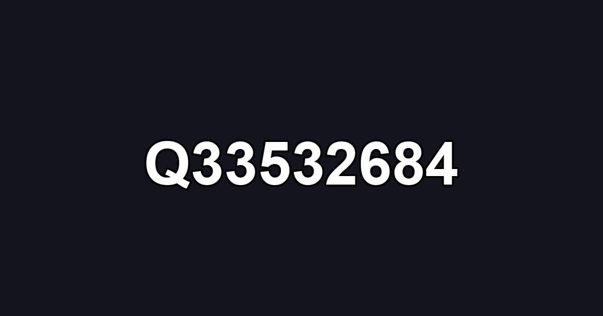 Q33532684