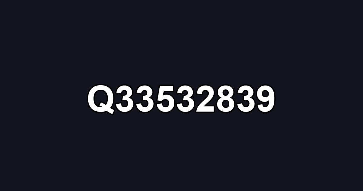 Q33532839