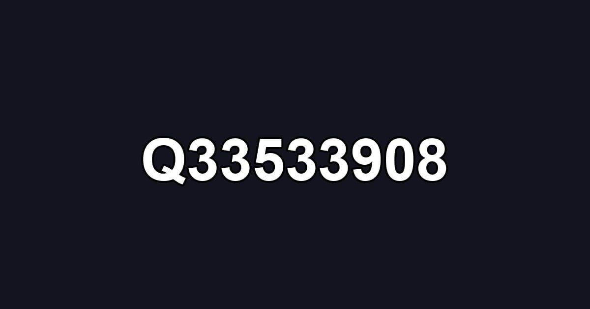 Q33533908