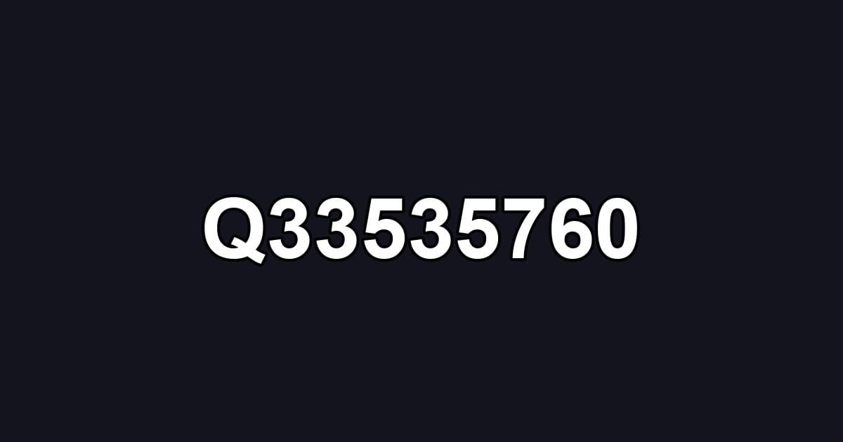Q33535760