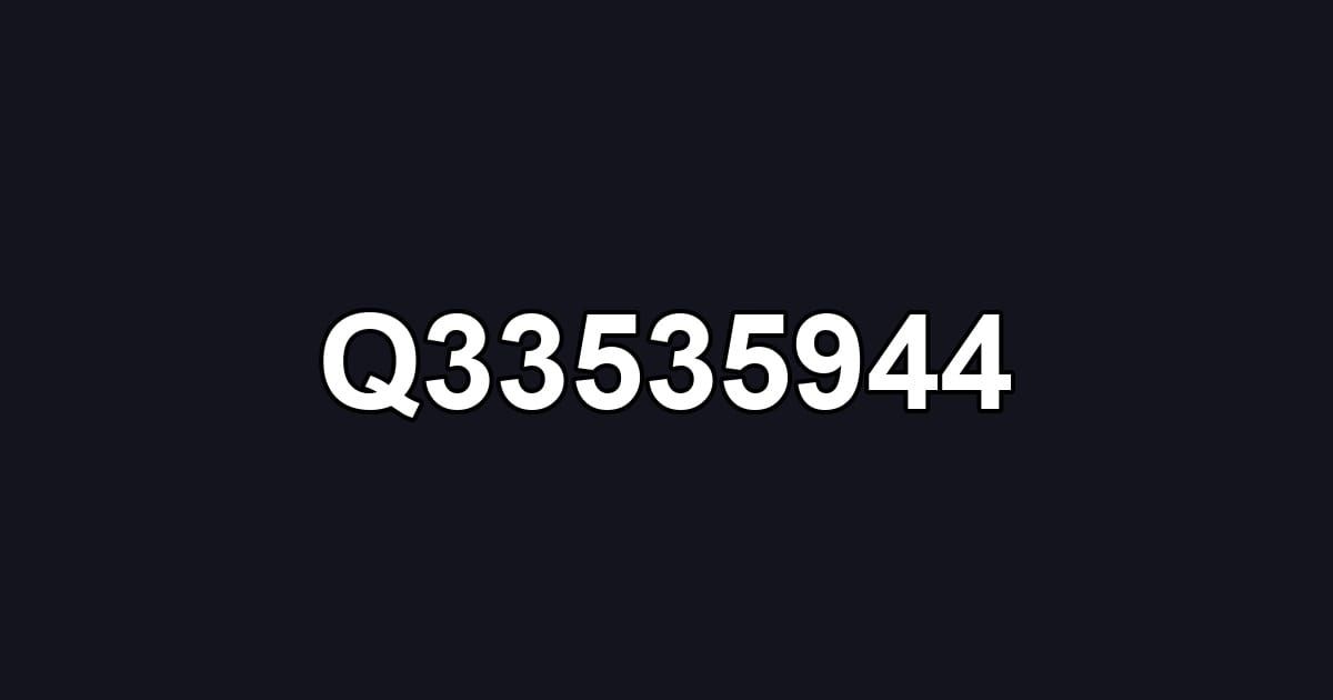 Q33535944