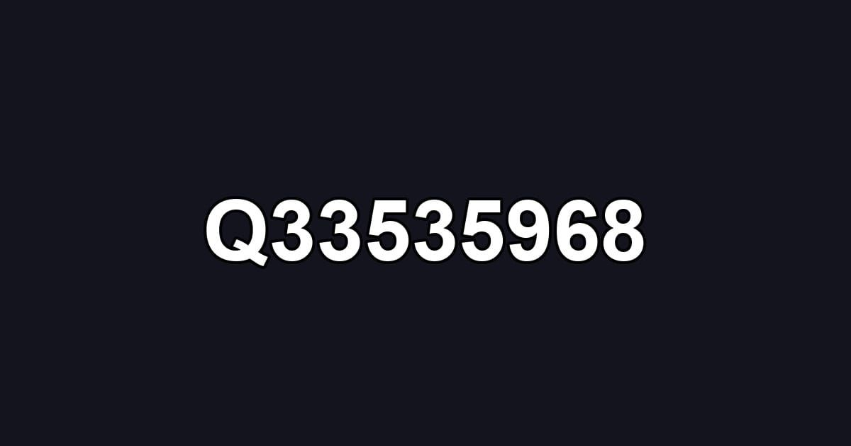 Q33535968