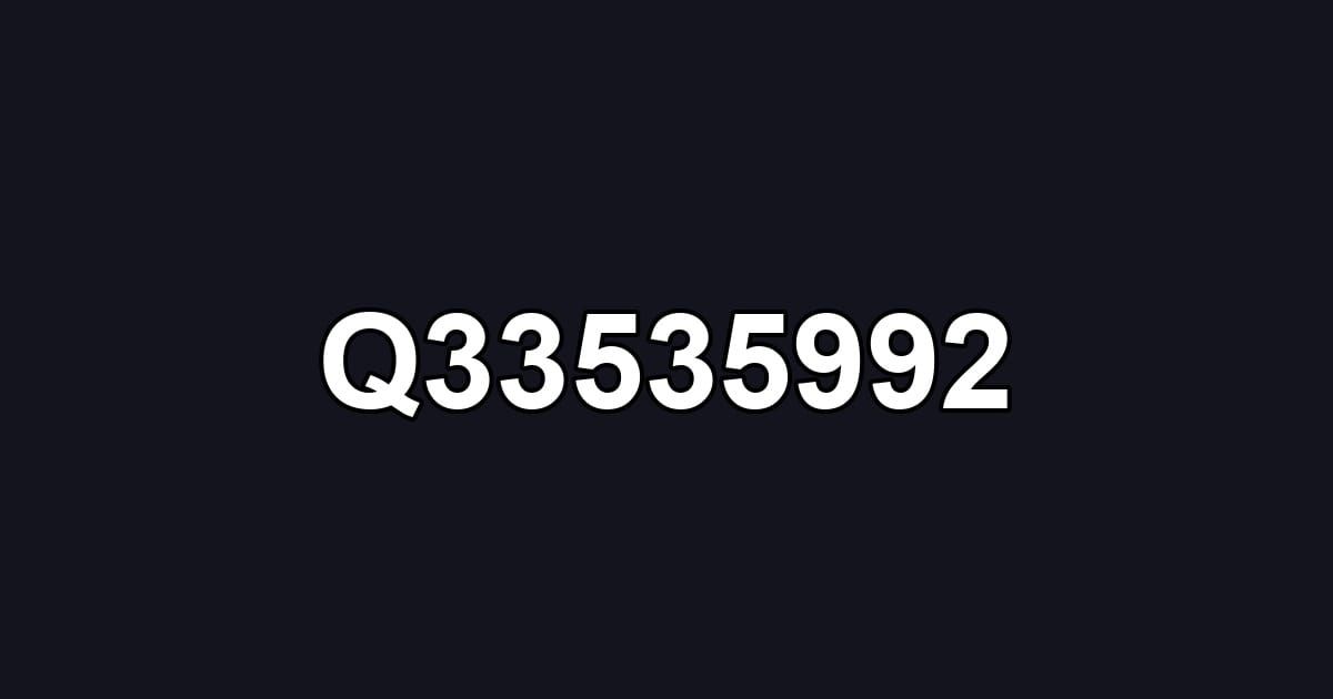 Q33535992
