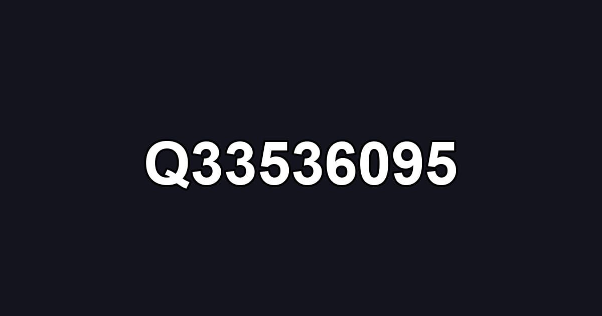 Q33536095